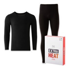 BASE ALPHA ESSENTIALS 男款Extra Heat刷毛保暖內衣上下套裝