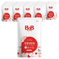 B&B 奶瓶清潔劑 泡沫型 補充包, 400ml, 15個