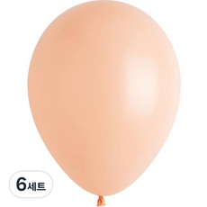 셈퍼텍스 풍선 13cm, 파스텔메이트 멜론, 6세트