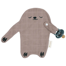 FABELAB APS 安撫巾 (有機棉), 無奶嘴, 灰樹懶, 1條