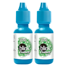 blink 冰藍 高水份隱形眼鏡濕潤液, 10ml, 2瓶