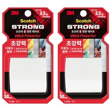 3M 思高 超強力多用途泡棉雙面膠帶 平面用 UP510, 2個