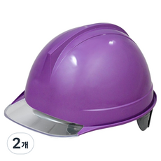 東明 建築工地 工地 頭部保護 頭盔型 透明窗 安全帽 紫色 DMS-D-3002(AM-831), 2個