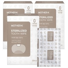 마더케이 멸균 구강티슈 30p, 120g, 30개입, 3개