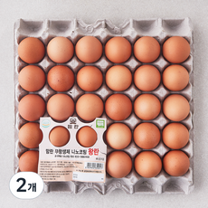 맘란 무항생제 인증 나노코팅 왕란 2040g, 30구, 2개