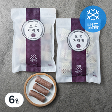 착한마을마음이가 오곡가래떡 (냉동), 500g, 1개입, 6개