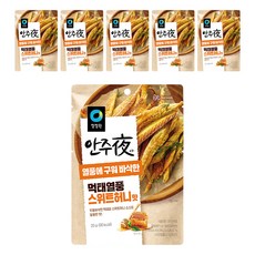 대상 청정원 안주야 먹태열풍 스위트허니맛, 25g, 6개