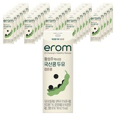 이롬 황성주 검은콩 두유, 190ml, 72개