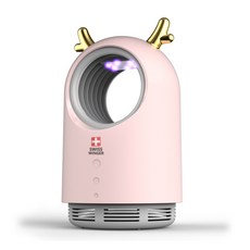 SWISS WINGER 鹿角LED捕蚊燈, SW-119(粉紅色)