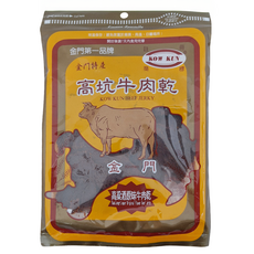 高坑 高粱酒原味牛肉乾, 160g, 1包