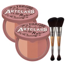 투쿨포스쿨 아트클래스 바이로댕 엑스퍼트 블러셔 9.5g + 듀얼 컨투어 브러쉬, 드 로제, 2개