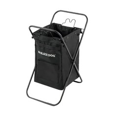 BLACK DOG 黑狗 髒衣收納筐 牛津布材質, 黑色