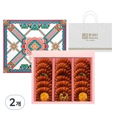 몽샹82 디저트라이브러리 약과 선물세트18p +쇼핑백, 828g, 2개
