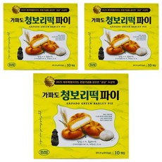 濟州加波島產青麥年糕派 12包入, 258g, 3盒