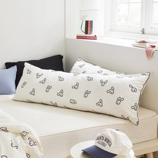 PRIELLE 全洗長靠墊身體枕, 奶油白