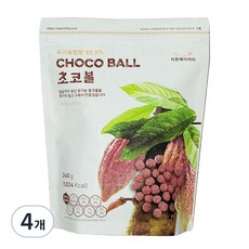 씨튼베이커리 초코볼 시리얼, 240g, 4개