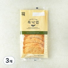 삼진어묵 특낙엽어묵, 280g, 3개