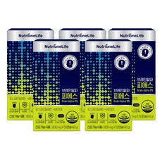 뉴트리원 브레인알파 피에스 영양제, 50정, 5개