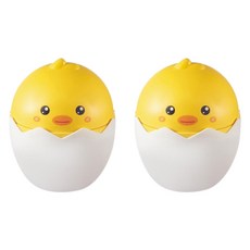 에이비엠코리아 미니 캐릭터 휴지통 병아리 2p, 혼합색상