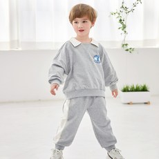 MARI N MORI 兒童時尚翻領上下裝套裝