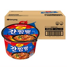Samyang Foods 三養 碗裝辣海鮮風味炒碼乾麵 105g, 16入