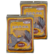 高坑 高粱酒原味牛肉乾, 160g, 2包