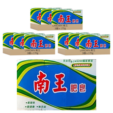 LANOWN 南王 VP白肥皂套組，添加清潔蘇打粉，精緻油酯皂色澤透白，溫和中性配方不刺激皮膚, 510g, 3組