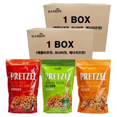 三進迷你椒鹽捲餅辣牛肉味300g+芥末味300g+切達芝士味300g套組, 2組, 900g