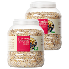 Dubosikpum Oat Life韓國產燕麥片, 2kg, 2桶