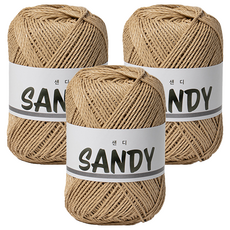 Yarna 沙色針織紗50g, 13米色, 3個