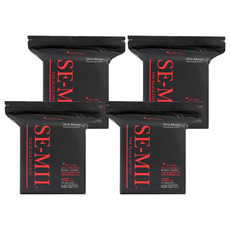 SE-MI 黑色限定版 加厚款拋棄式菜瓜布, 黑色, 4包, 100片