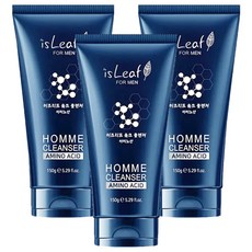 isLeaf 男士激淨潔面乳胺基酸, 150g, 3件