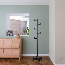 韓國 LIVING STAR 現代立式衣架, 黑色