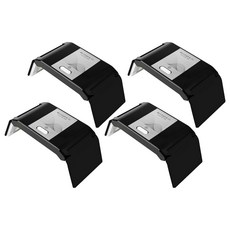 Gogoblanc 便攜式 36W LED 紫外線凝膠美甲燈, 黑色, 4個