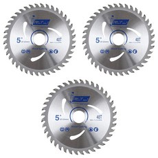 RLT TOOLS 木工圓鋸片 40齒 125mm, 3個