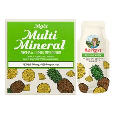 MaryRuthS 夜間綜合礦物質 14入, 420ml, 1個