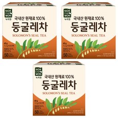녹차원 국내산 둥굴레차, 1.2g, 50개입, 3개