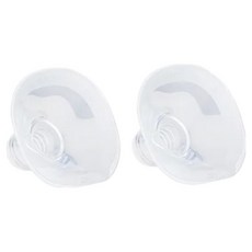 hegen 電動手動擠乳器專用吸乳罩 19mm SoftSqroundTM Set, 透明, 1組