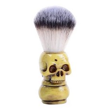 Loft Market 男性刮鬍起泡骷髏刷 米色, 1個, 1入
