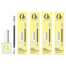 Oz Nail 15 秒軟化菠蘿角質去除劑 10 毫升和雙推器特別套組, 去除器 + 雙推動器, 4組