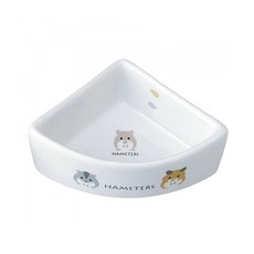 MARUKAN 陶瓷三角形 倉鼠食碗, 1個