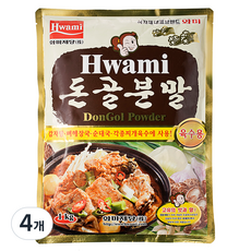 화미 돈골분말, 1kg, 4개
