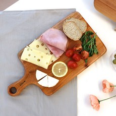 桃花心木抗菌原木砧板 基本款, 1個, 混合色