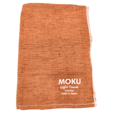 Kontex MOKU 浴巾, 60cm x 120cm, 100%棉, 日本製造, 橙色, 1條