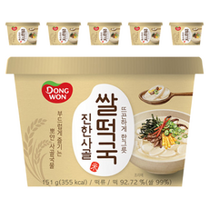 동원 진한사골 컵 쌀떡국, 151g, 6개