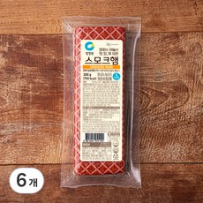 청정원 양파 마늘 스모크햄, 300g, 6개