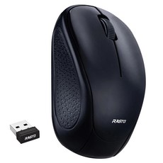 RASTO RM34 超省電 Wireless 滑鼠 黑色 1200 DPI R-PCA038 支援MacOS Windows PC 6個月保固