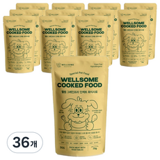 웰썸 강아지 그레인프리 인섹트 화식사료, 70g, 36개, 오리
