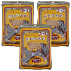 高坑 高粱酒原味牛肉乾, 160g, 3包
