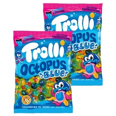 Trolli 多利軟糖 藍色章魚造型, 100g, 2包